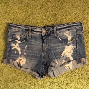 Denim shorts